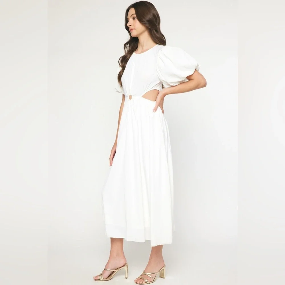 Elegant White Maxi Dress